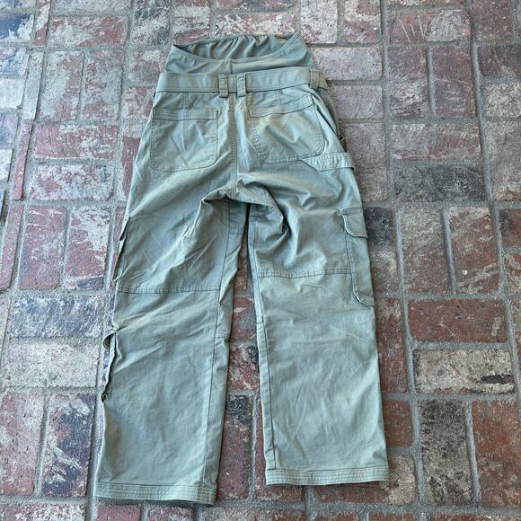 Abercrombie & Fitch Maternity Green Relaxed Cargo Pants Size 28/6S - Picture 4 of 4